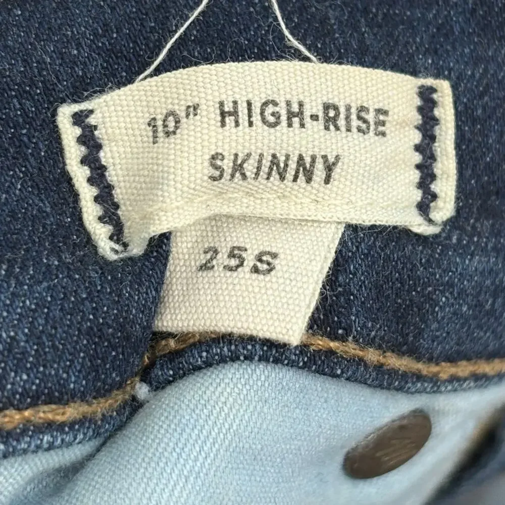 Madewell Blue Hayes Wash Petite 10